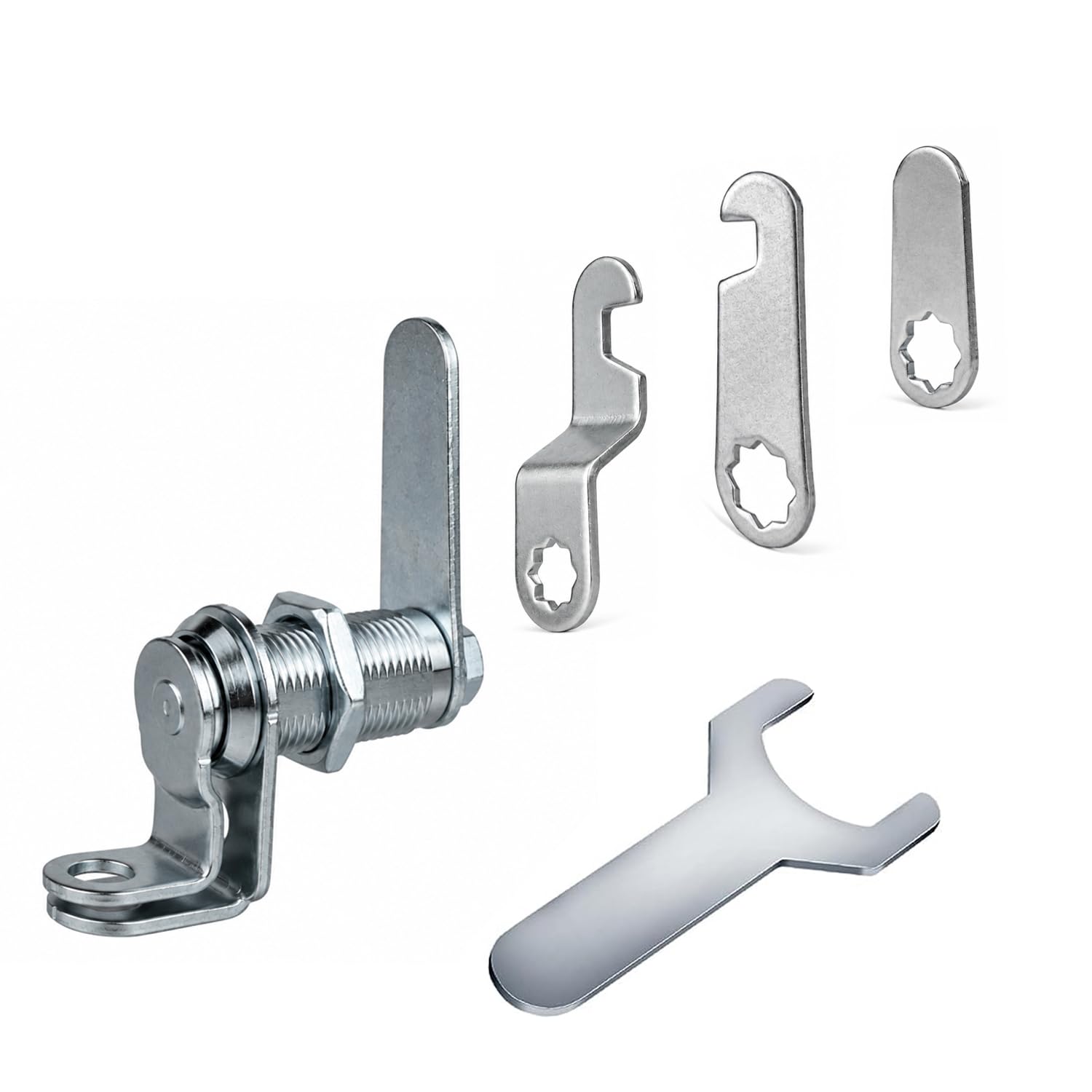 Rotary Latch Lock for Locker Lock Cabinet Lock Furniture 4 Latches 16mm/20mm/25mm/30mm (30mm)