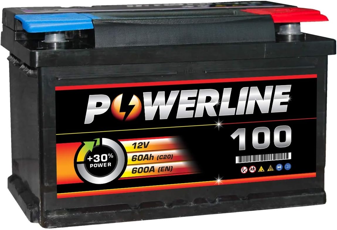 100 Powerline Car Battery 12V