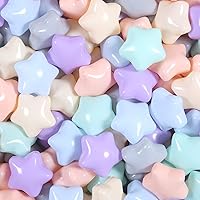 Vista 26 de GOGOSO Pelotas para hogueras de 100 unidades para niños pequeños, bolas de plástico para piscina y accesorios de fiesta rosa, decoración