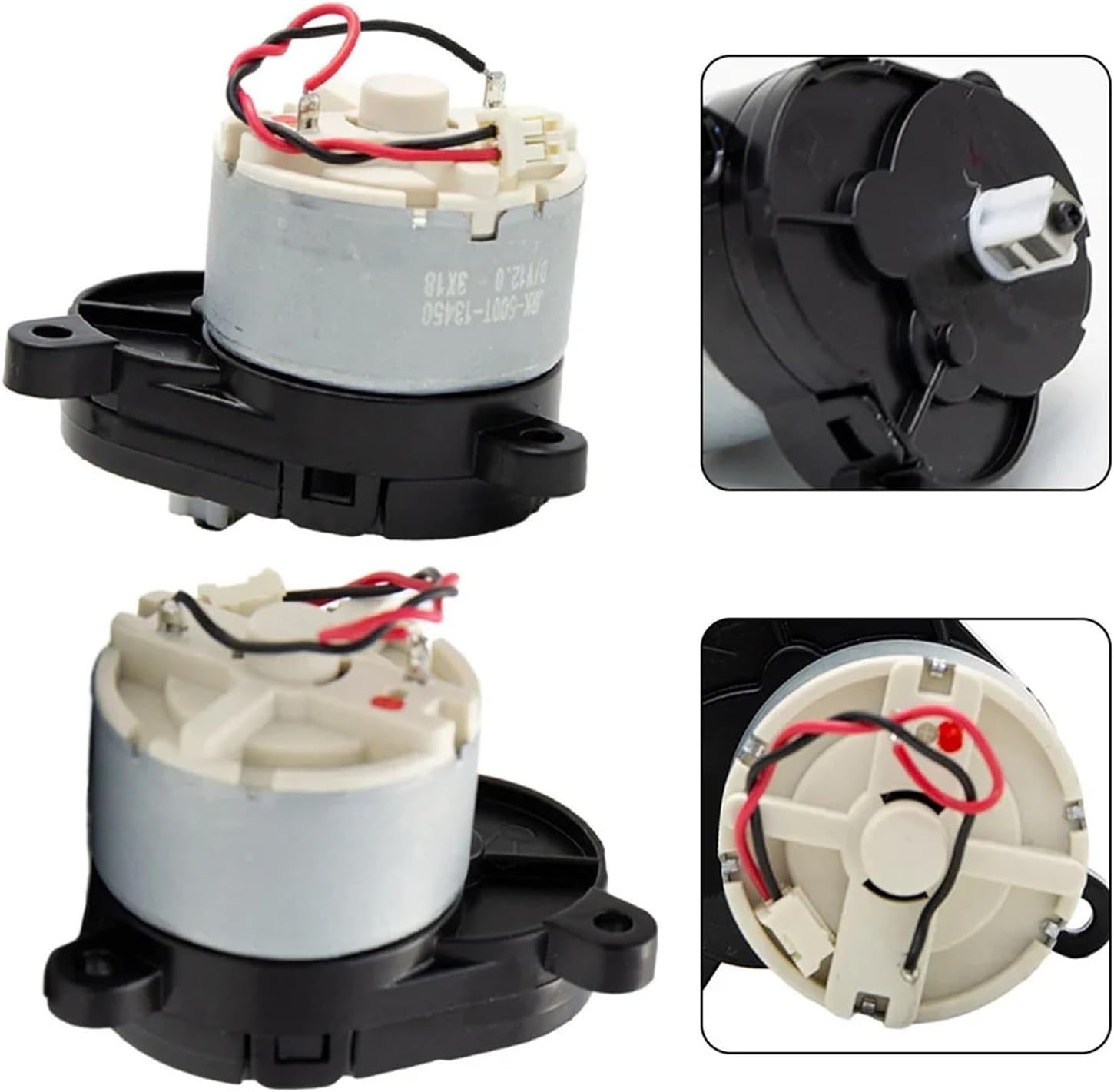 Vacuum Parts Side Brush Motor， Compatible For P20， Robot Vacuum Cleaner Accessory Brush Motor(R)