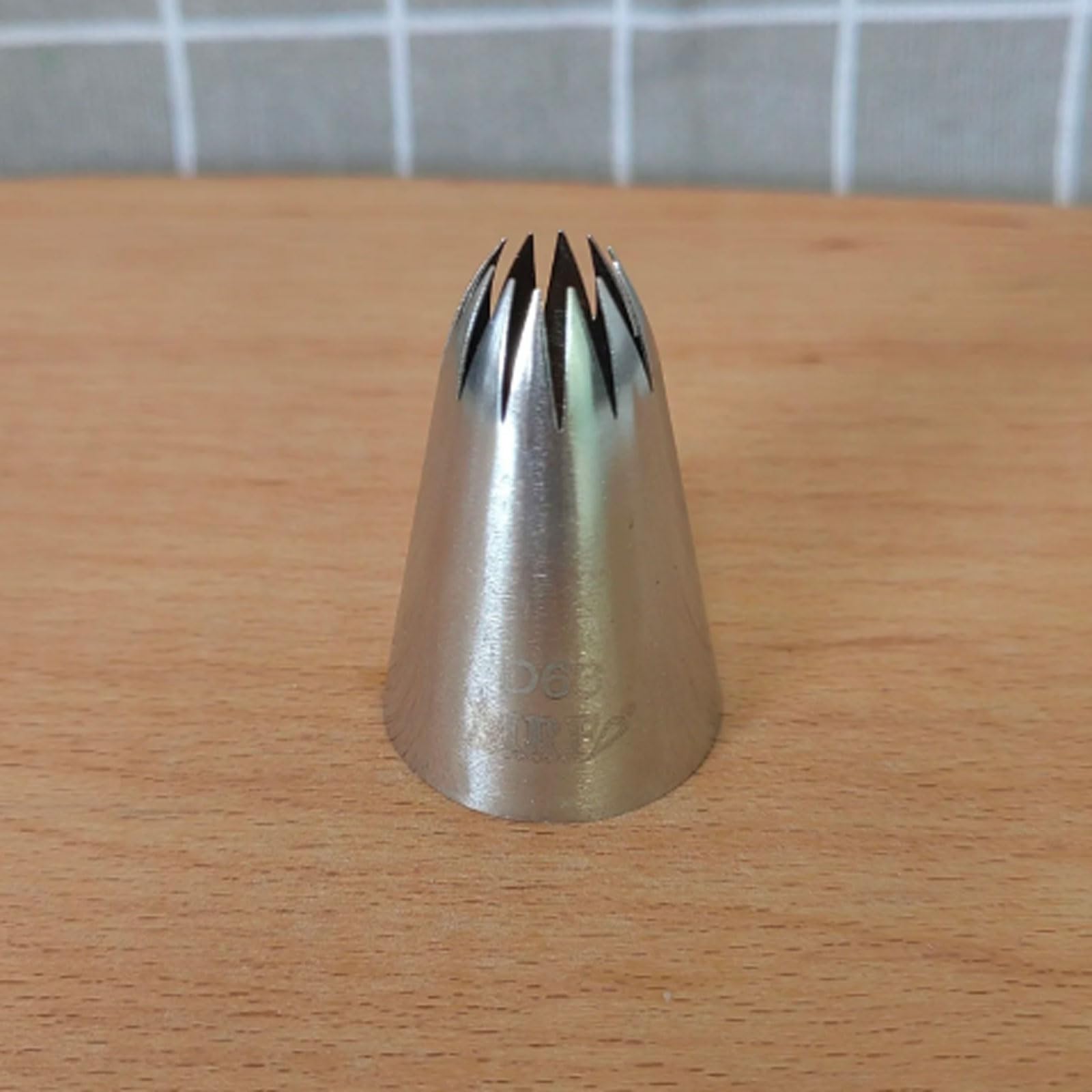 Kuchentüllen Edelstahl-Düse, Kuchendekoration, Zuckerguss-Düse, französische Cupcake-Stern-Düse für handgemachtes Brot, Konditorei Düsenspitzensatz