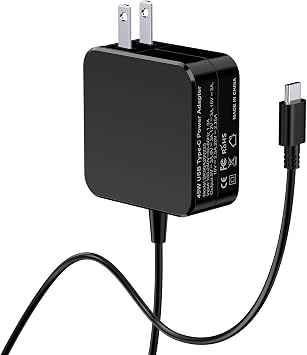 VUOHOEG 15V Charger Ac Adapter Wall Charge Compatible with Nintendo Switch/Support TV Mode with USB Type C Cable
