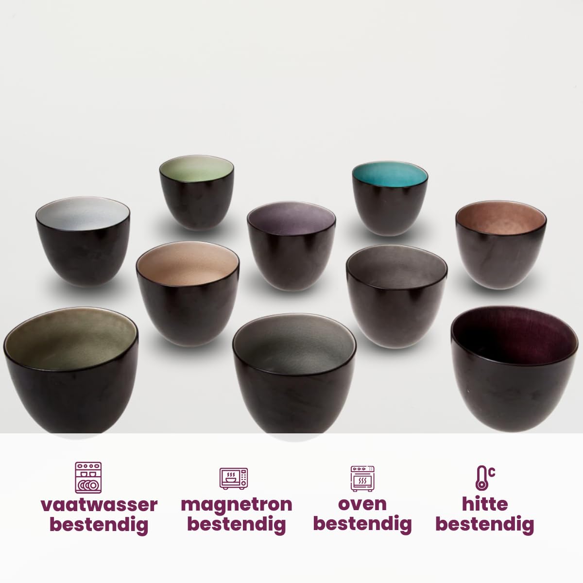 Cosy & Trendy Espresso-Tassen Streetfood 120 ml - 10 Stück