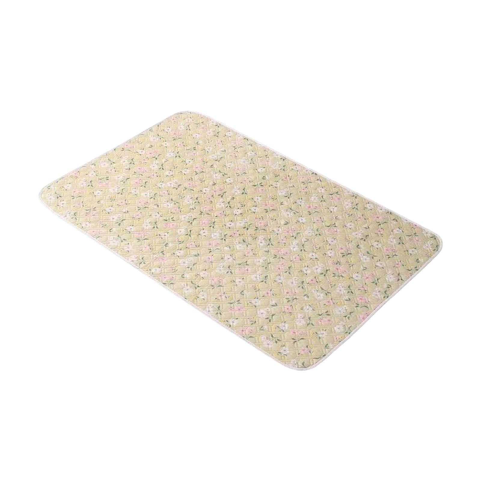 Zeiwohndc Cotton Menstrual Mattress Protector Machine Washable Period Bed Pad for Sensitive Skin Incontinences Adults Period Leakproof Pad