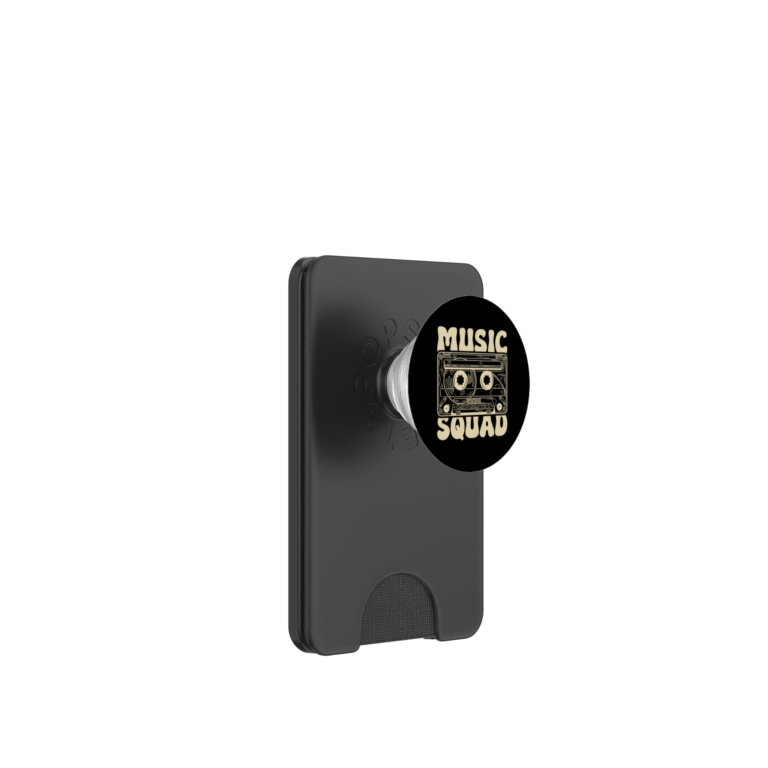 Retro Cassette Recorder - Music Squad PopSockets PopWallet for MagSafe