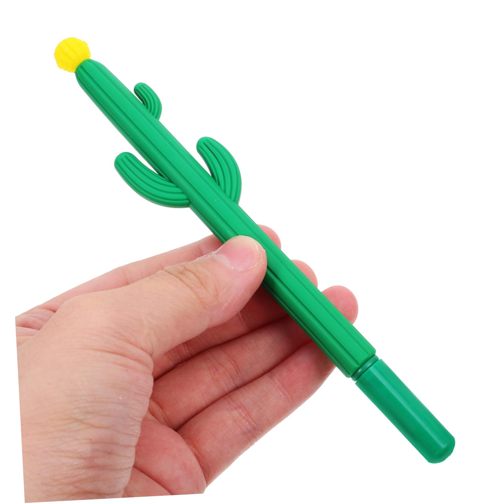 80pièces Stylos à Encre Cactus Créatifs Stylos De Bureau Pour Écriture Et Fournitures Scolaires Design Original Fleurs Rouges