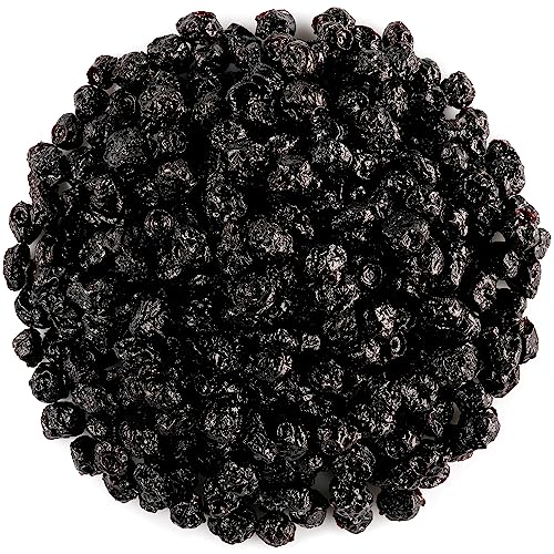 Arándanos negros orgánicos enteros - Arándanos negros deshidratados sin azúcar añadido - Vaccinium myrtillus L.