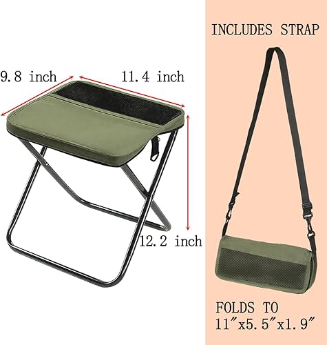Miniatura 3 de Taburete plegable portátil tipo mochila, bolsa plegable de viaje, mini silla de fácil transporte al aire libre, sillas de bolsillo para picnic,