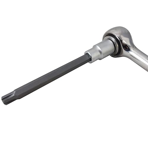 Miniatura 5 de Atlin - perno con cabeza para vehículo VW y Audi, entrada pernos de cabeza Polydrive, compatible con VW y Audi, 6 cantos, 13/32 pulgadas