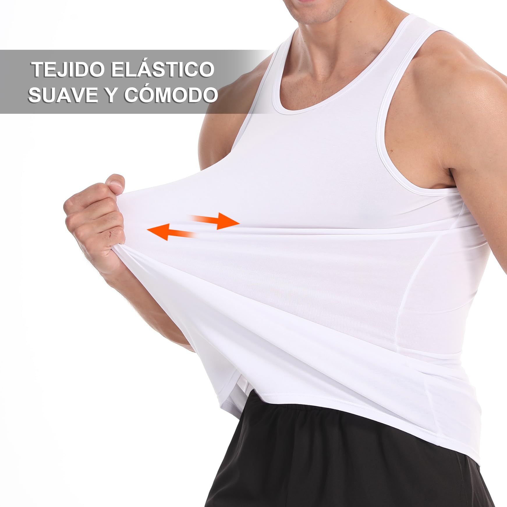 Chalecos Ajustados Masculinos Chalecos de algodón gimnasios sin Mangas Camisetas musculares de Fitness