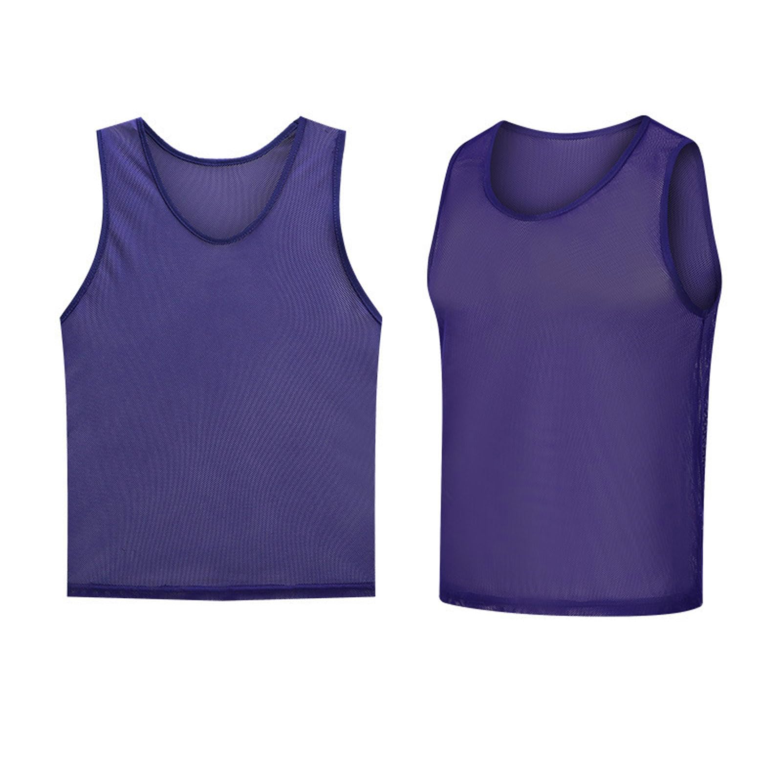 Lot De 6 Gilets D'entraînement Football 62x65cm - Maillots Sportifs Respirants Unisexes