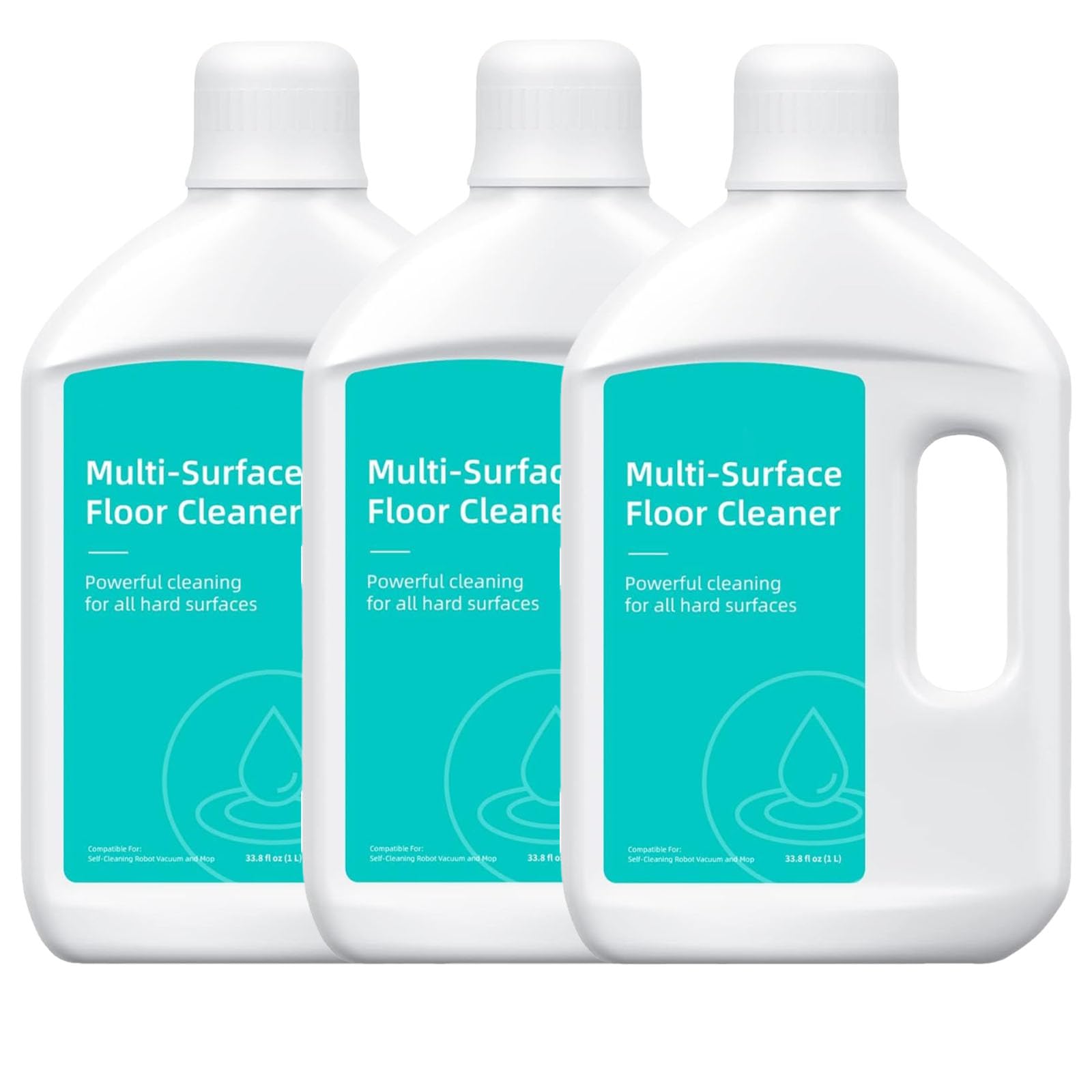 3-Pack Floor Cleaning Solution Compatible with Dreame L10s Ultra/L20 Ultra/X50 Ultra/L10s Pro...