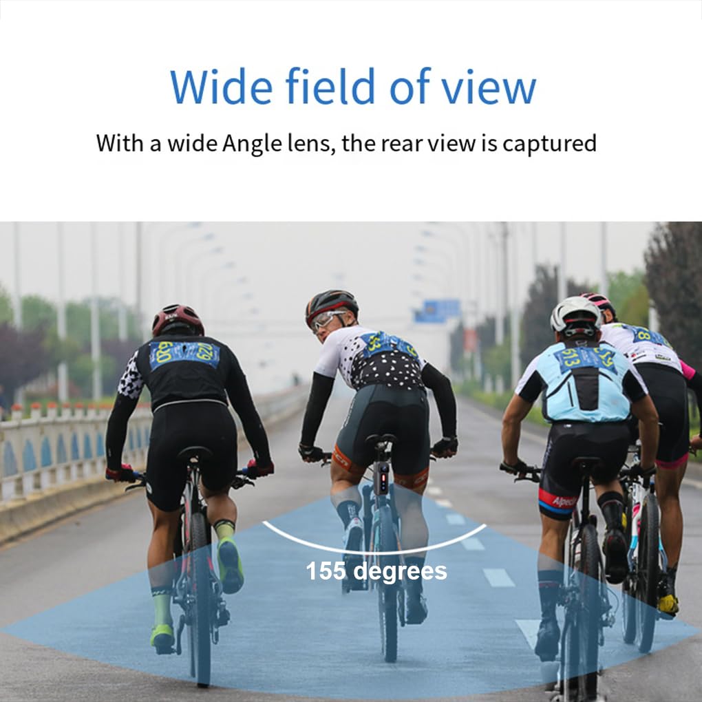 Motociclo Bici 4K HD Telecamera portatile Wi-Fi Video Registrazione Telecamera Staffa di montaggio Opzione durevole per appassionati di ciclismo e viaggiatori