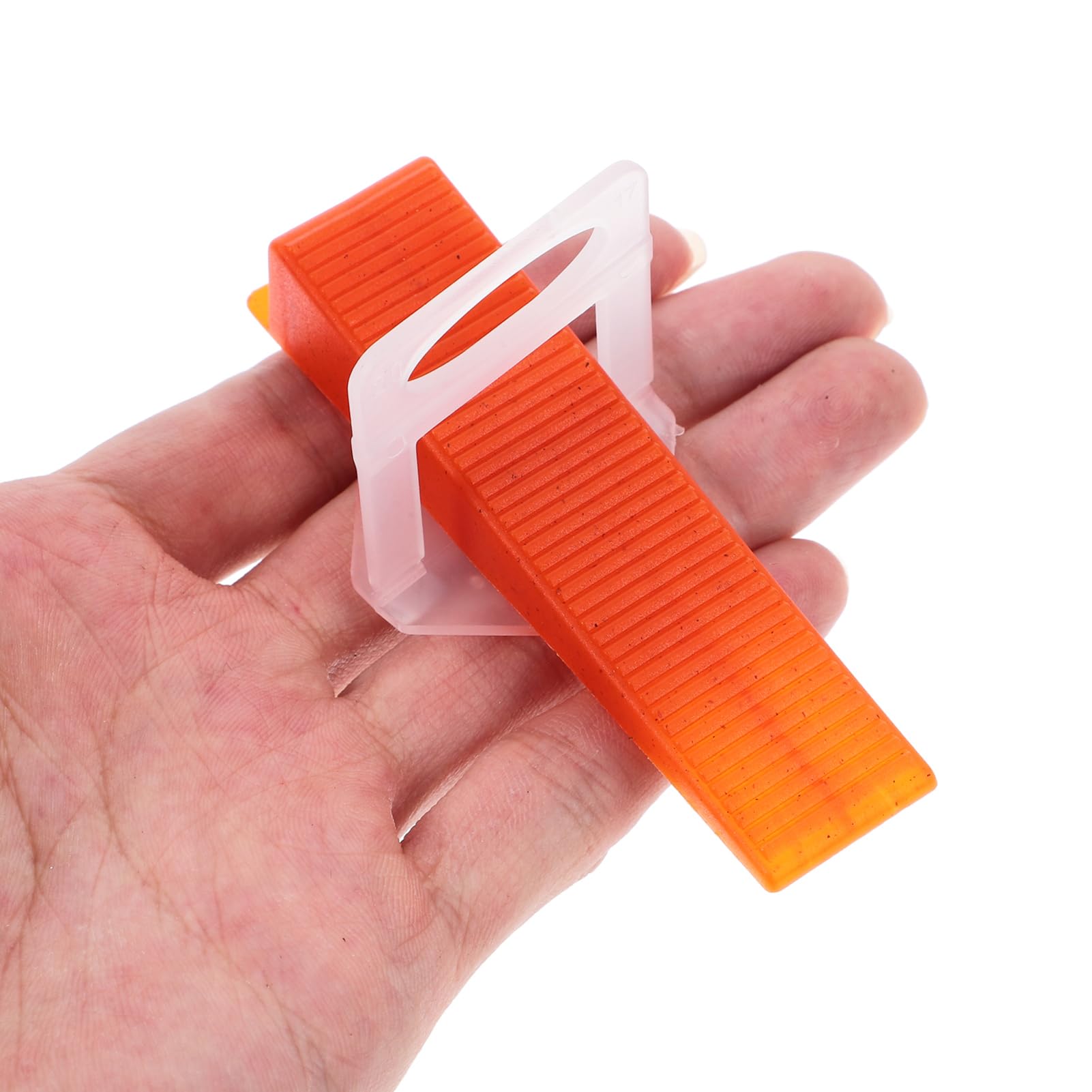 OSALADI 200piezas Clips y Cuñas De Nivelación De Azulejos Herramienta De Nivelación Para Instalación De Baldosas Pared y Suelo De Base De Set Para Proyectos De Casa