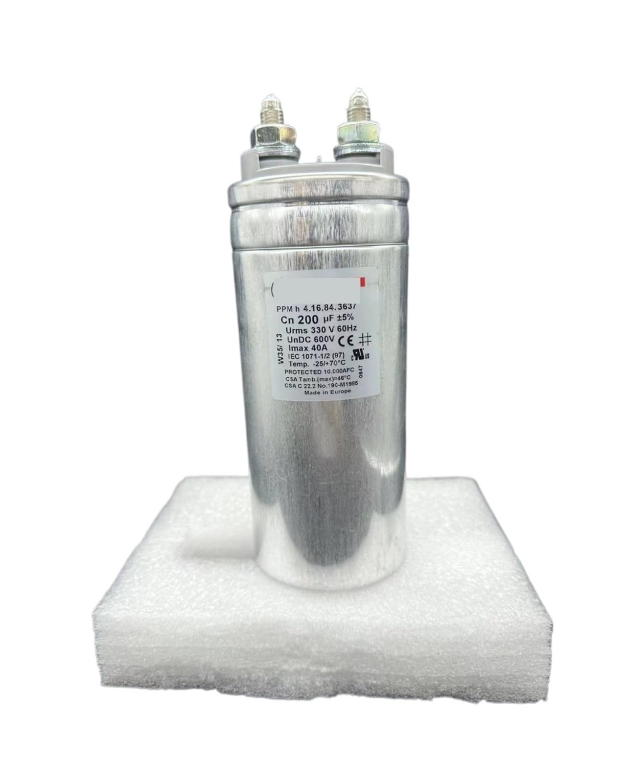 BALYDLUL 1pcs 200uF 330V 600V PPMh 4.16.84.3637 AC filtering power capacitor