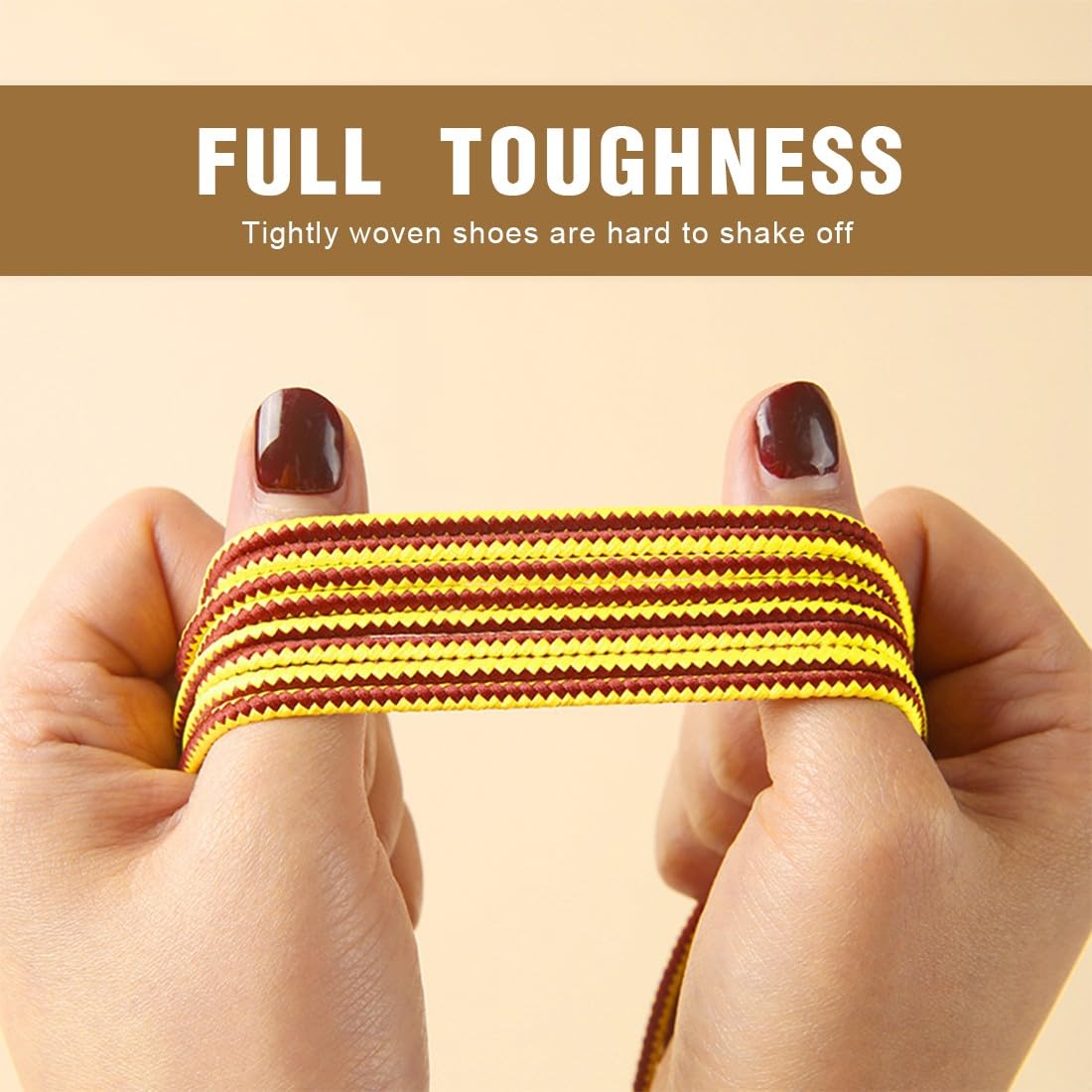 EOUIAV Lacets Robustes Et Durables Pour Bottes [1 Paire], 150cm X 5mm - Pour Bottines