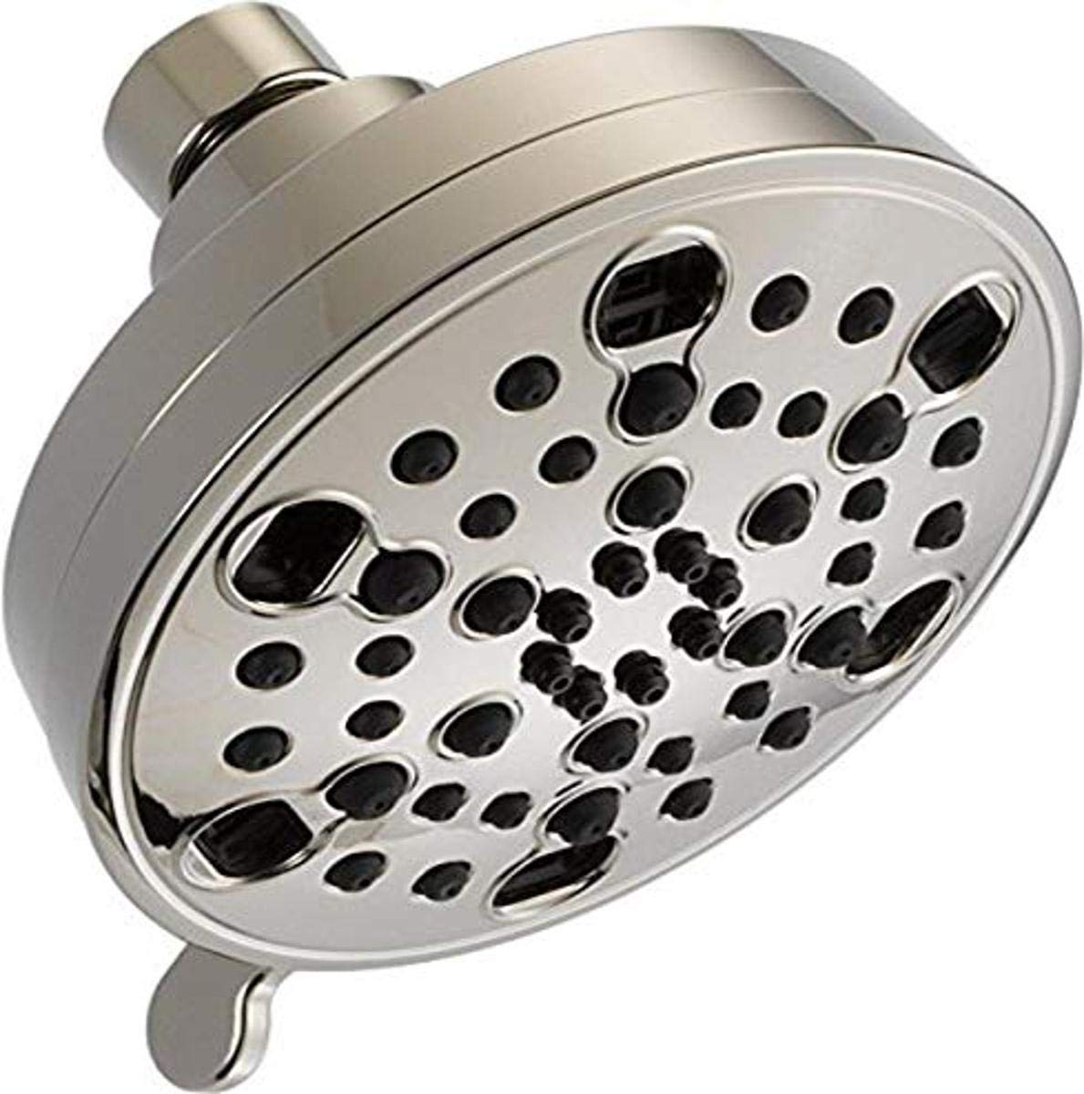 DELTA FAUCET 52638-PN18-PK H2Okinetic 5-Setting Contemporary Shower Head, Polished Nickel