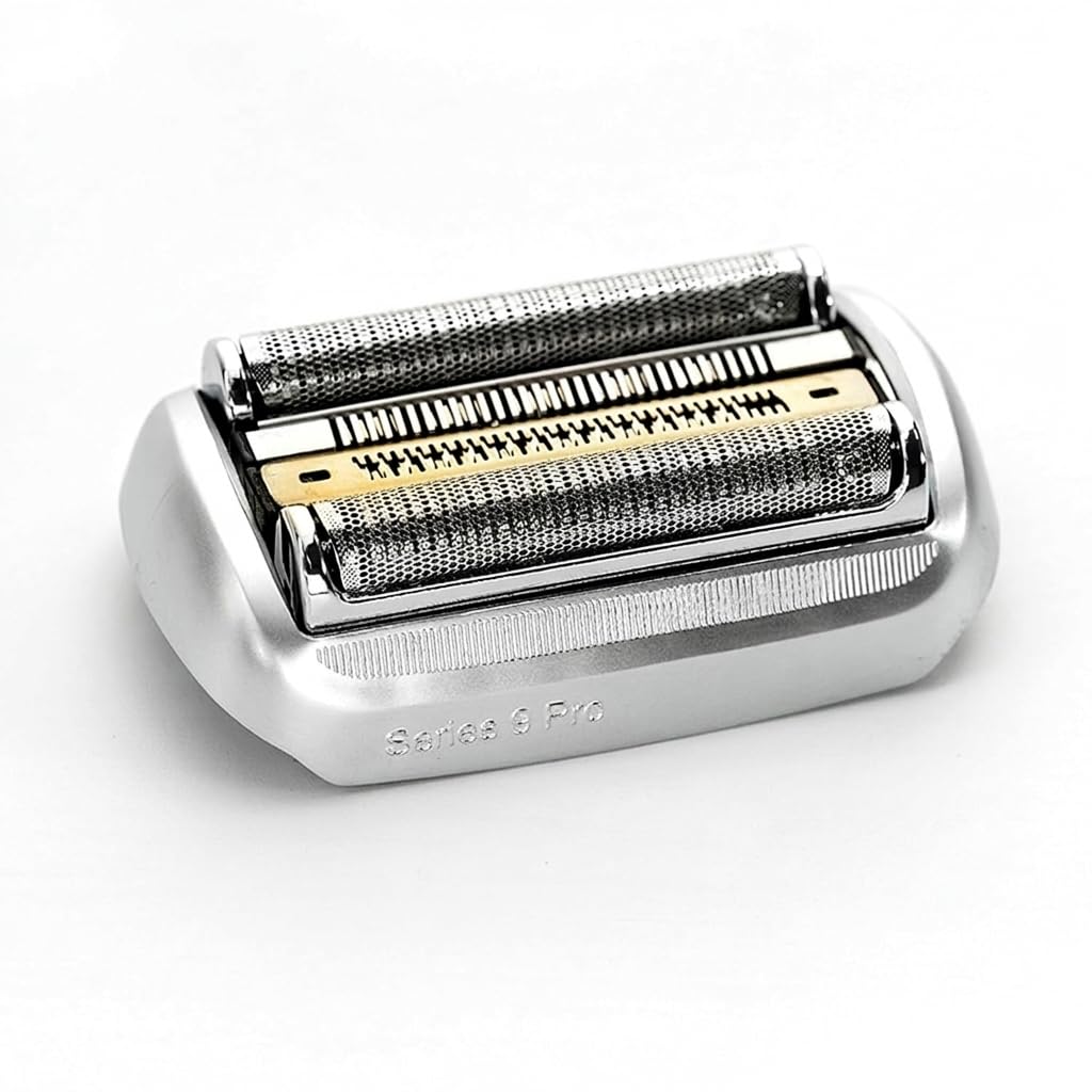 94M Scherkopf für Braun Series 9, Ersatzscherkopf Kompatibel mit Braun Serie 9 Pro S9 Elektrorasierer, Scherblatt Passend für 9465cc, 9417s, 9390cc, 9290cc, 9095cc, 9050cc（Silber）