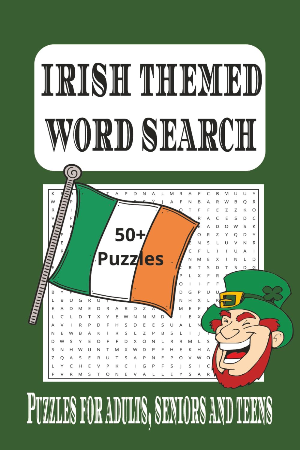 Irish Word Search Puzzle Book: Word Searches with Easy to Read Print about Gaelic Life, Ireland, Celtic Cultures and More | 6x9 inches, 110 pages | ... for Vacations, Holidays and Free Times.