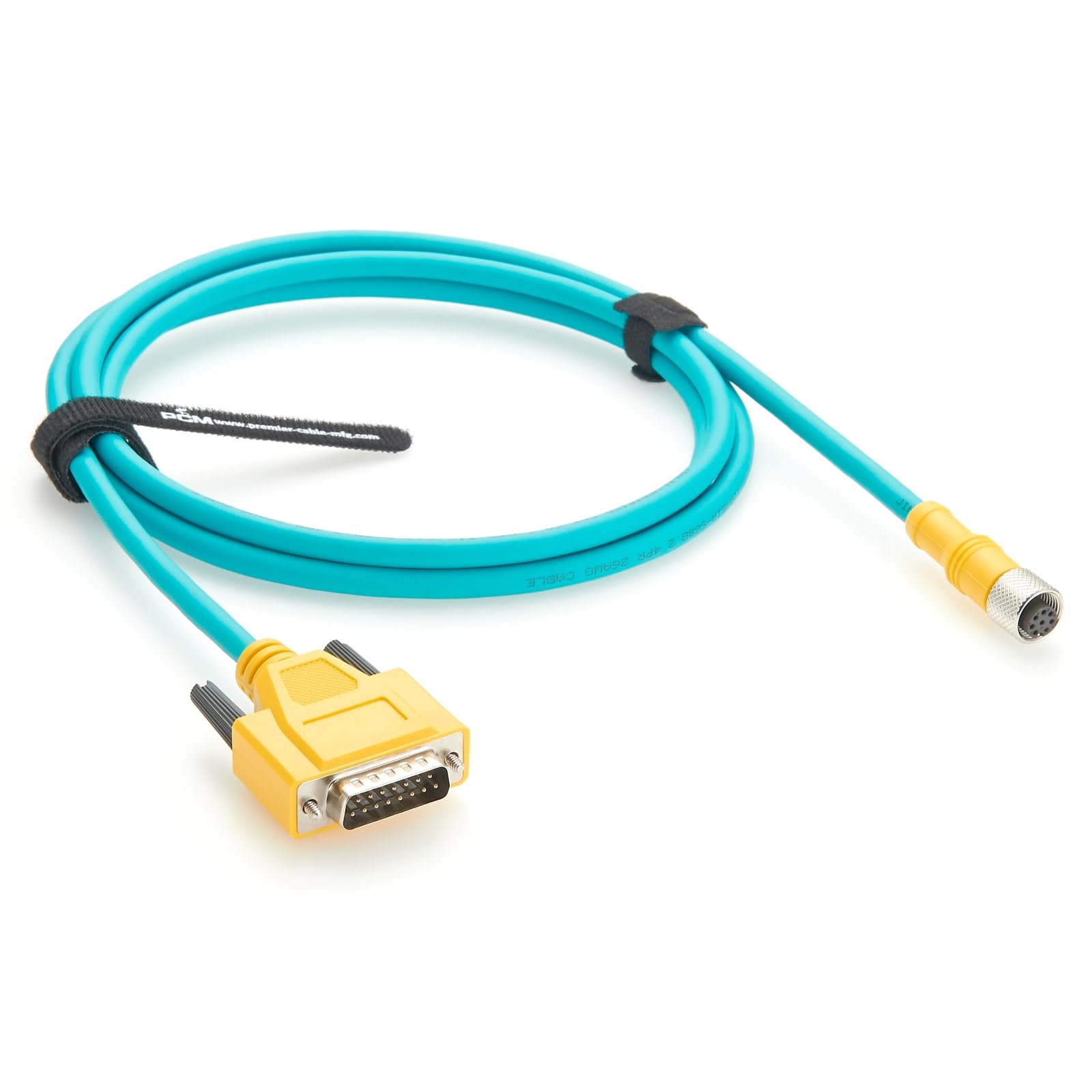 GPIO I/O Power przemysłowy kabel wyzwalający kamerę M12 8-pinowy do DB15 kompatybilny z Cognex CCB-84901-0901-02 CCB-84901-0902-05 do systemu wizyjnego serii In-Sight 5000 CIO-MICRO CIO-MICRO-CC (2 m)
