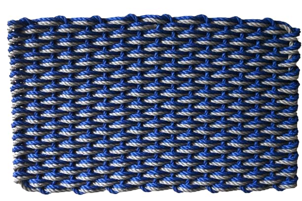 Outdoor Doormat, Weather-Resistant Lobster Rope, Durable, Easy-to-Clean Outdoor Entrance Mat, Handwoven in USA, (Montauk, 24"x36")