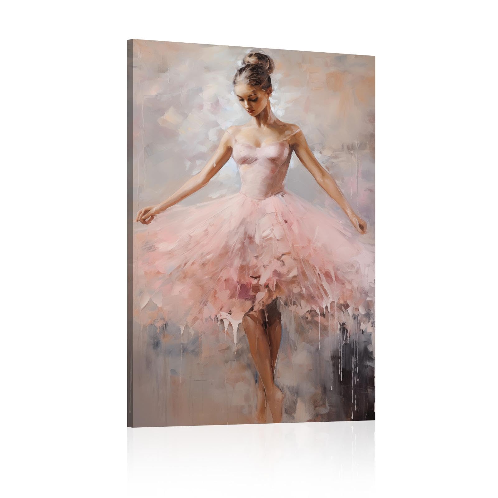 Tableau de danseuse classique avec cadre décoration salon haut de gamme - 7