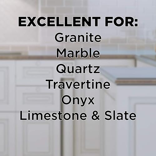 Miniatura 8 de Weiman Limpiador y esmalte de granito 12 onzas líquidas mejora el color natural en piedra de jabón de mármol de cuarzo de granito y más