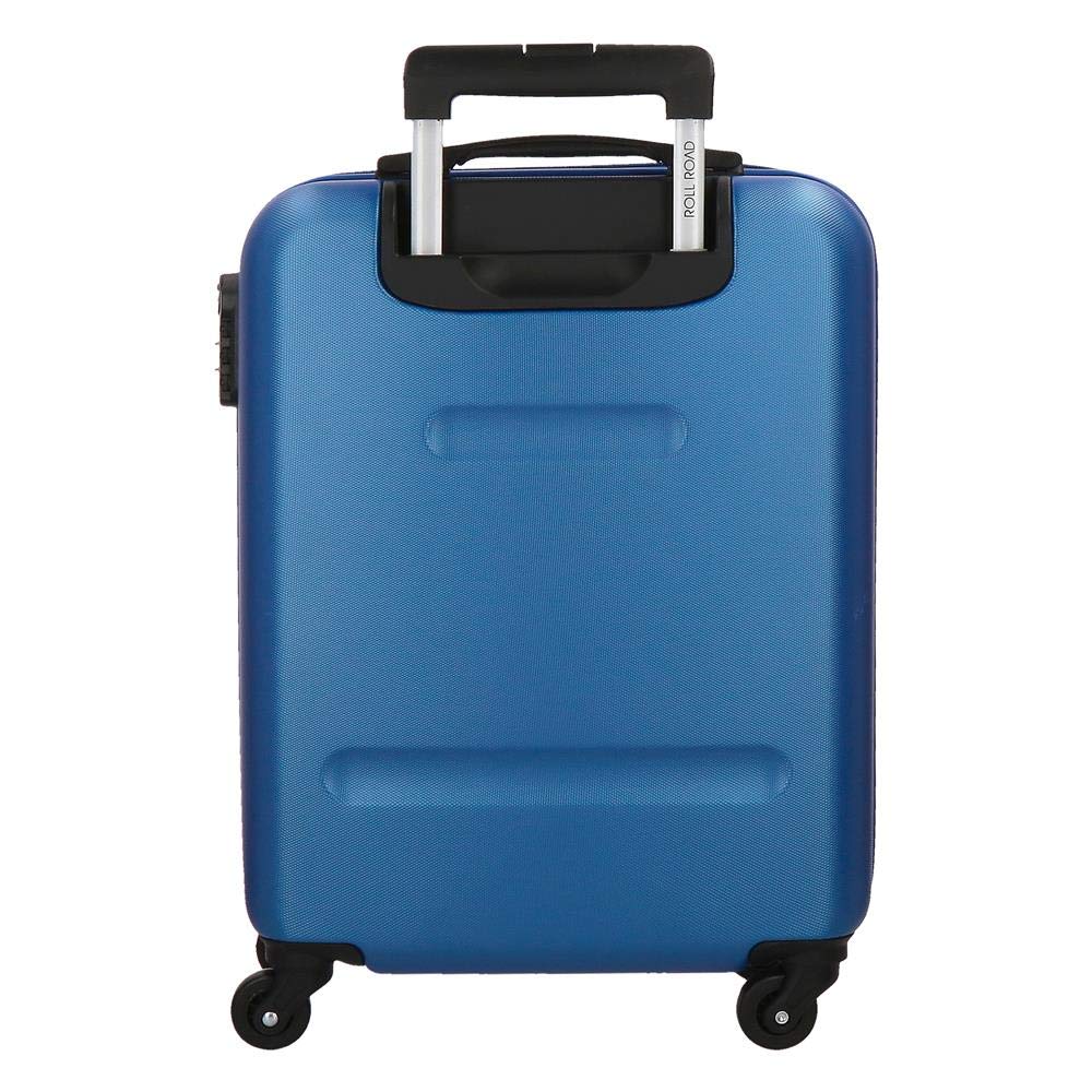 ROLL ROAD Trolley Rigido Cabina 55M, Flex Azzurro