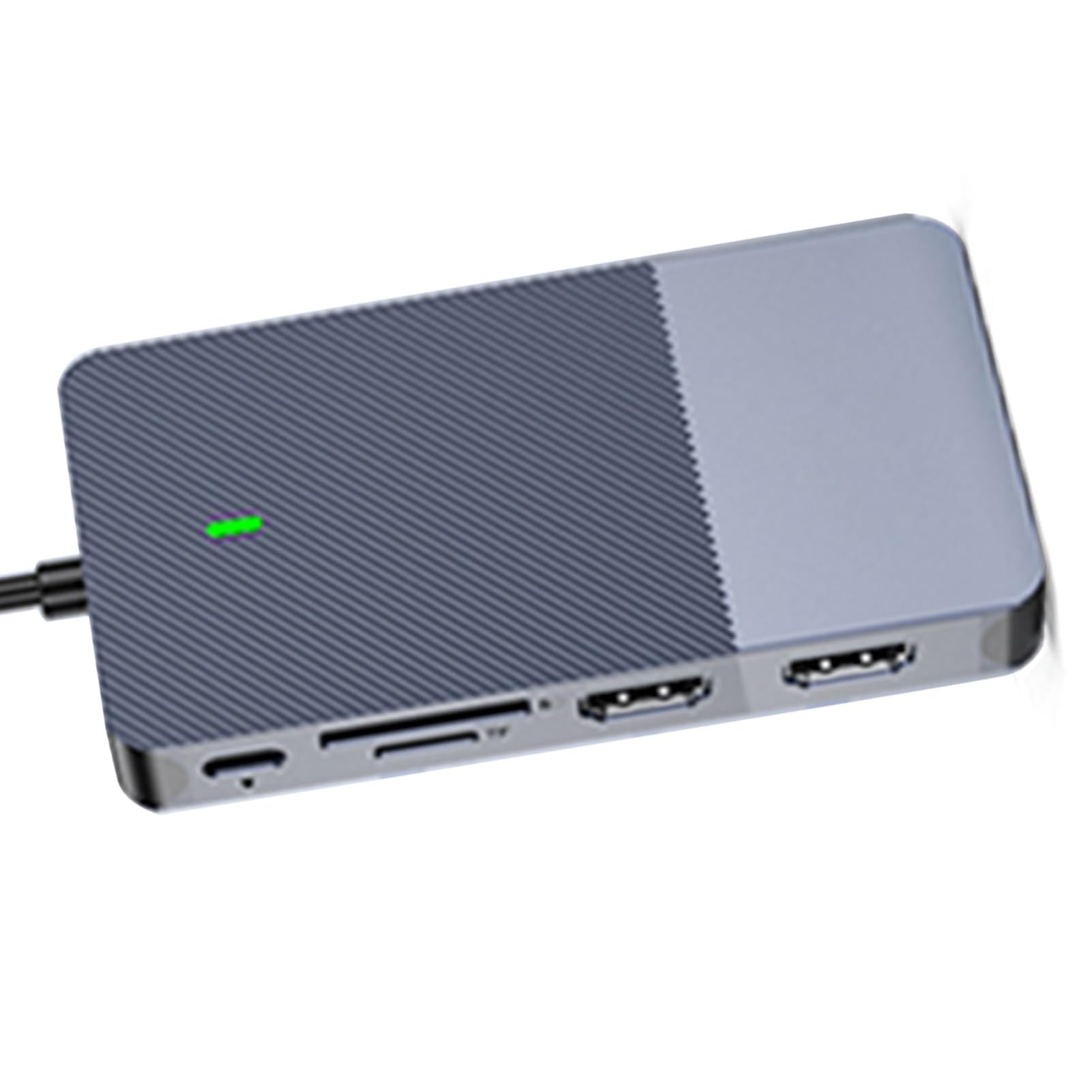 Cocoarm Hub USB C 11 in 1 Docking Station Multiporta in Alluminio Display Triplo con 2 HD VGA LAN USB 3.0 TF per Laptop Home Office Workstation