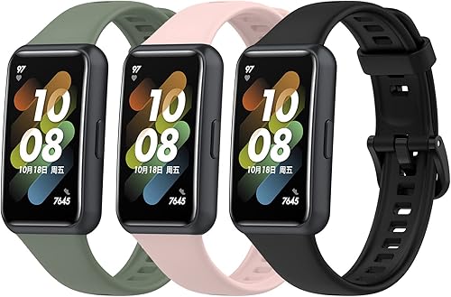 Miniatura 8 de FitTurn Correa de muñeca compatible con Huawei Band 7 Watch Band compatible con Huawei Band 7 Sport Correa de repuesto de liberación rápida