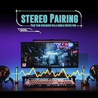 GravaStar Mars Pro Aurochs Bluetooth Hangszóró - Sci-Fi Dizájn, 15 Órás Üzemidő, 20W Sztereó Hangzás, Színes LED, TWS Technológia 7