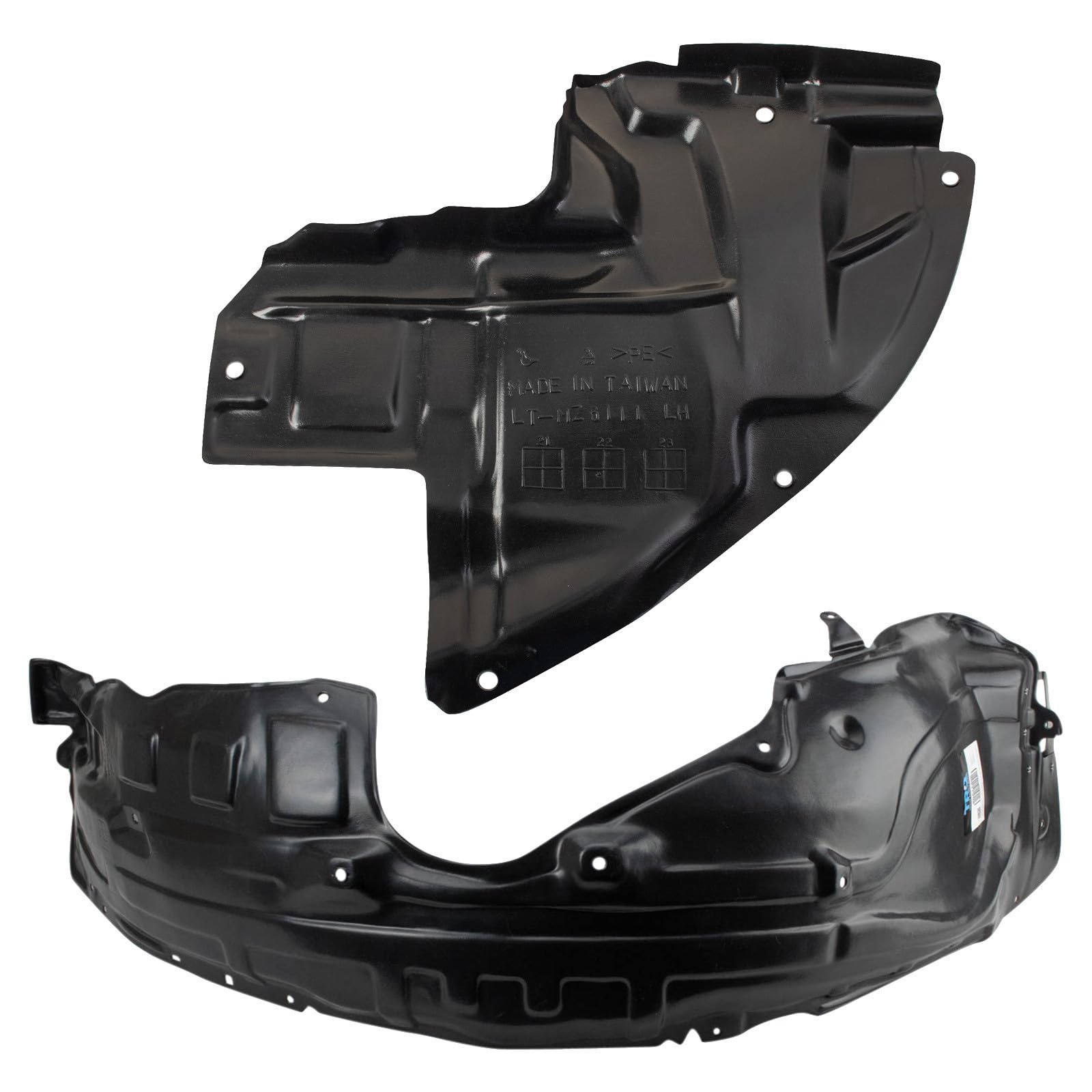 TRQ Inner Fender Liner Set Compatible with 2010-2015 Mazda CX-9 MA1249141 MA1249144 MA1250114