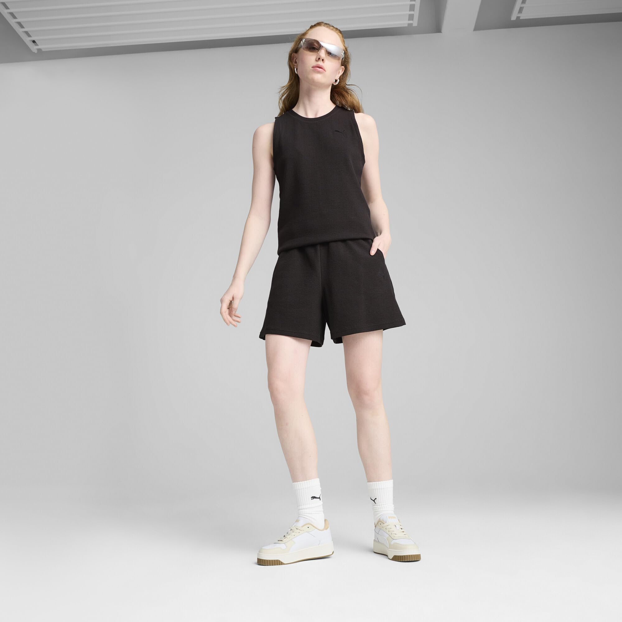 PUMA Short 5" à Taille Haute Her Femme