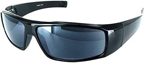 Miniatura 7 de Gafas de sol de lectura clásicas envolventes para hombre y mujer, Plateado oscuro