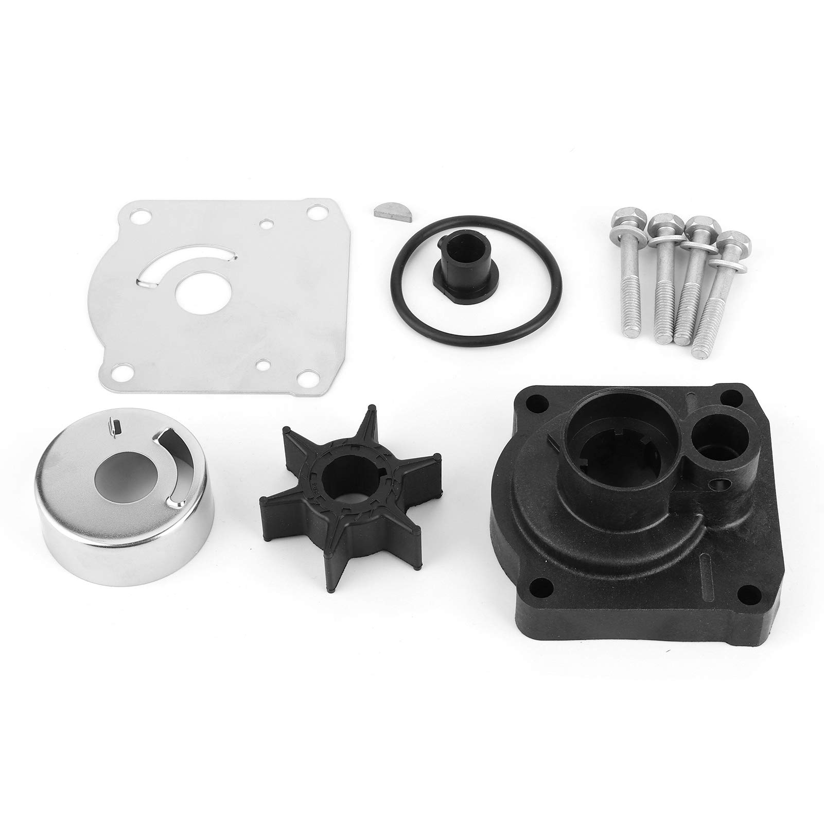 Kit de Turbine de Pompe à Eau Pièces Hors-bord Raccords de Pompe à Eau Remplace 61N-W0078-11 Fit pour 4 Temps F25