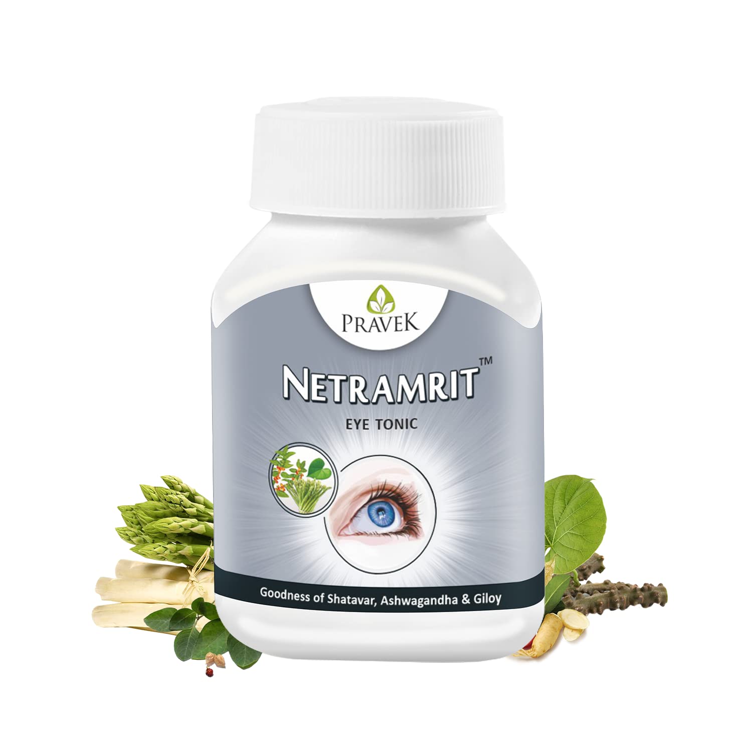 PRAVEK Netramrit™ Eye Tonic Goodness of Shatavar,Ashwagandha & Giloy (30 Capsule Pack Of 1) (B09M8LPKXX) Amazon Price History, Amazon Price Tracker