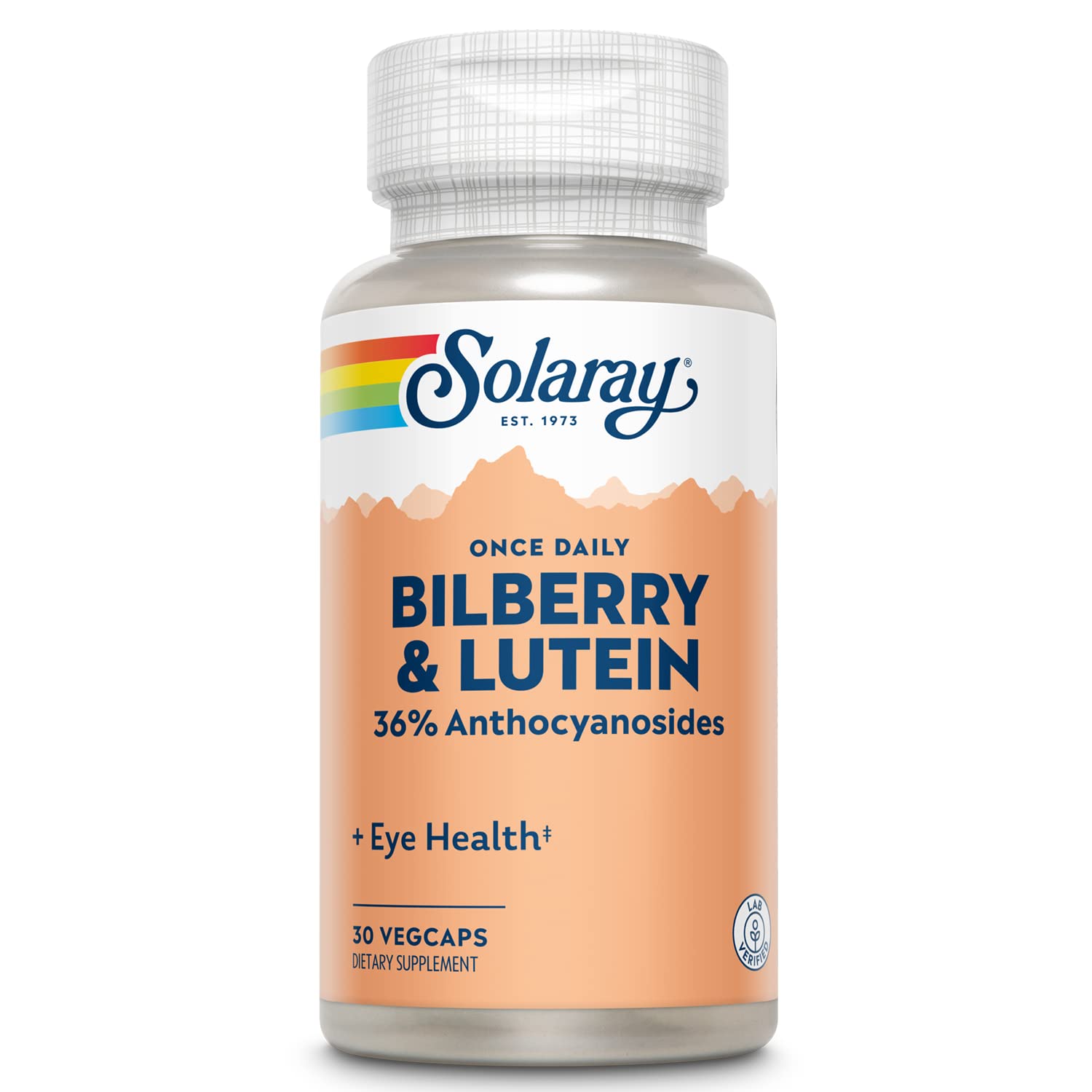 One Daily Bilberry and Lutein Supplement, 160 mg 30 Count