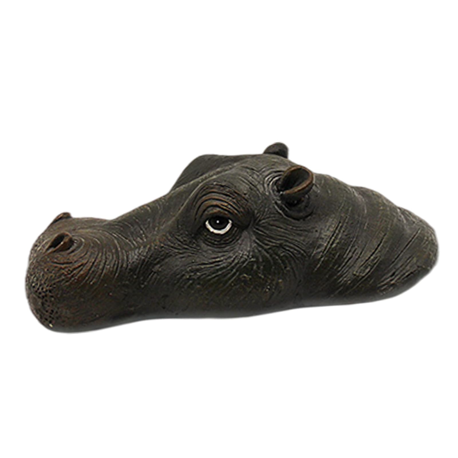 Bbajszx Wild Shape Perfect for Pond Lake and Water Feature Decoration Premium Resin Floating Animal Statue Realistic Figurine