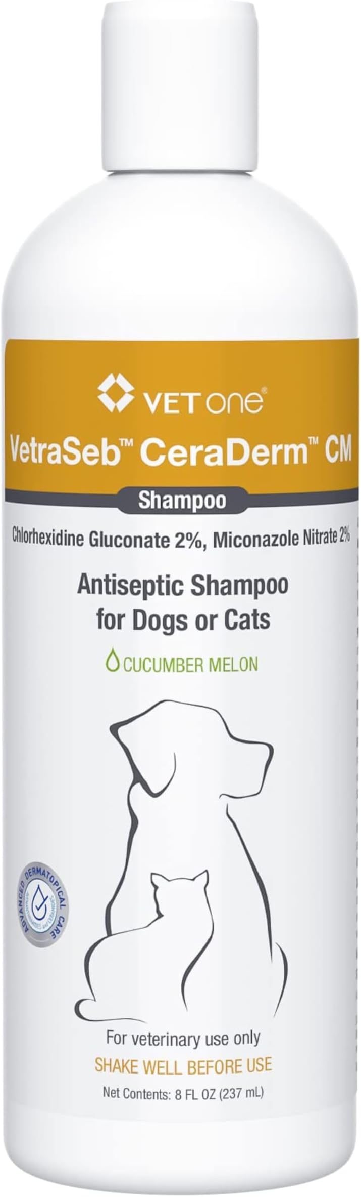 VetOne VetraSeb Ceraderm cm Shampoo 8 oz