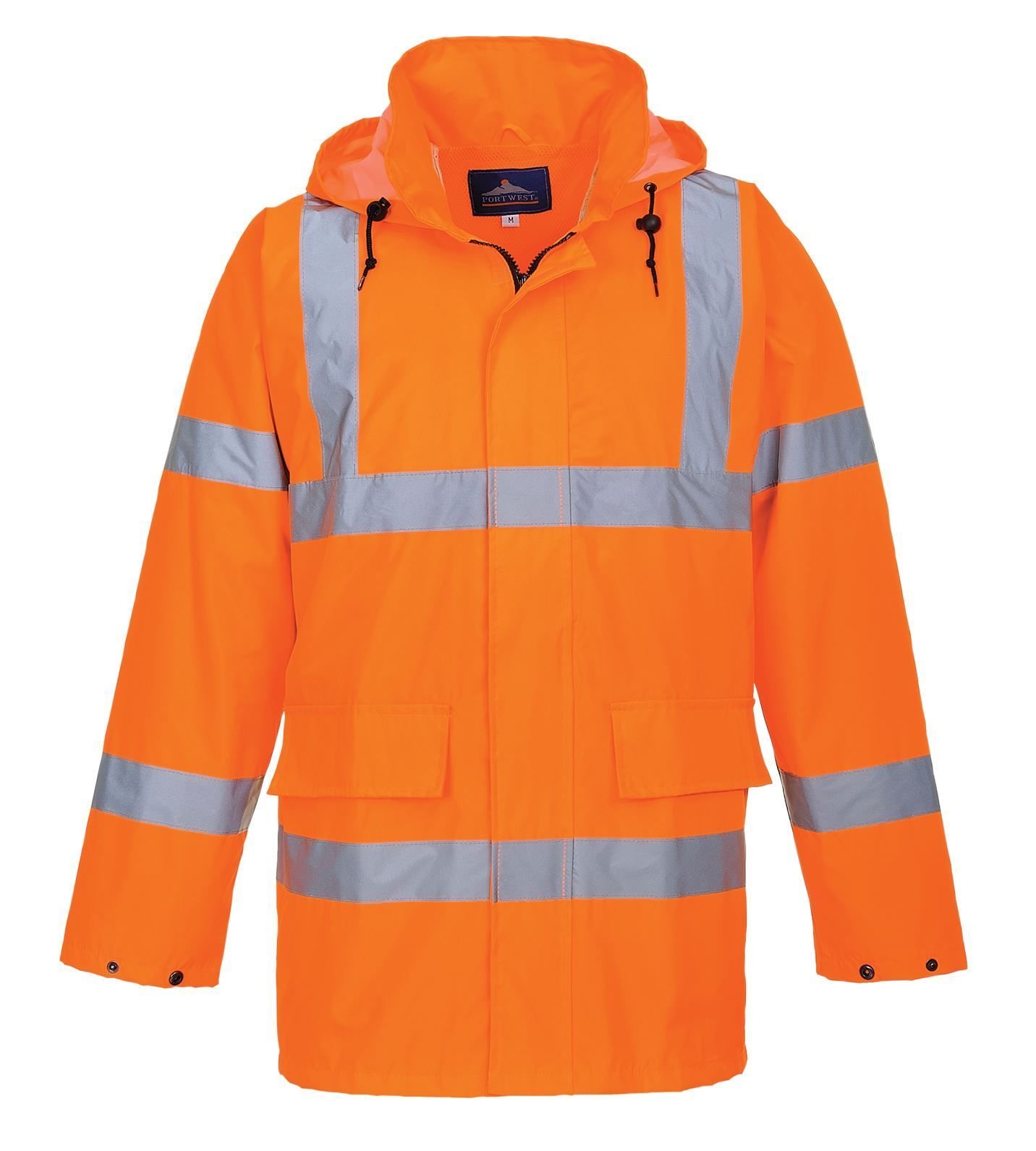 Portwest Hi-Vis Lite Traffic Jacket, Size: M, Colour: Orange, S160ORRM