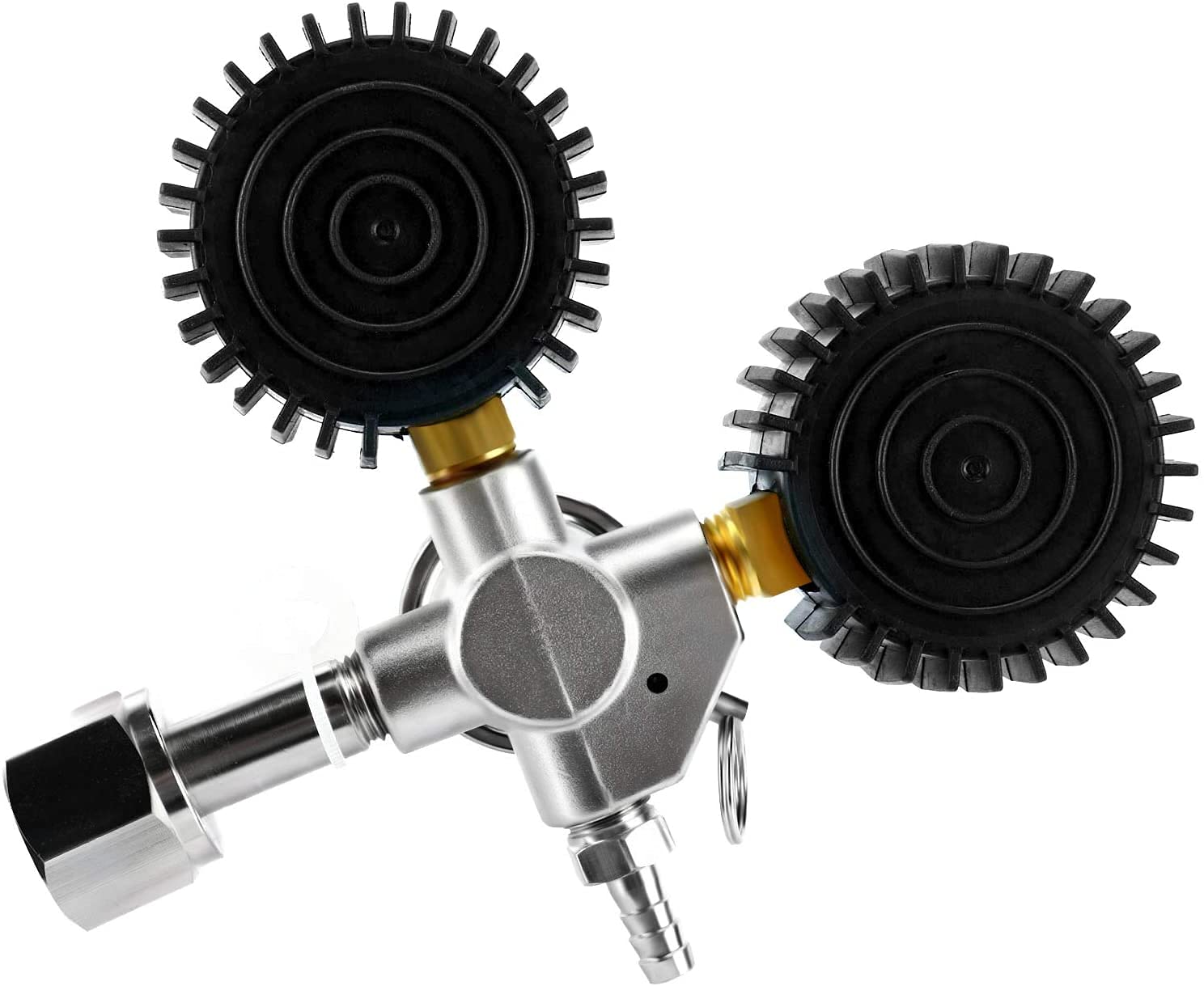 ETE ETMATE Dual Gauge CO2 Regulator, Beer KEG Regulator for Draft Beer