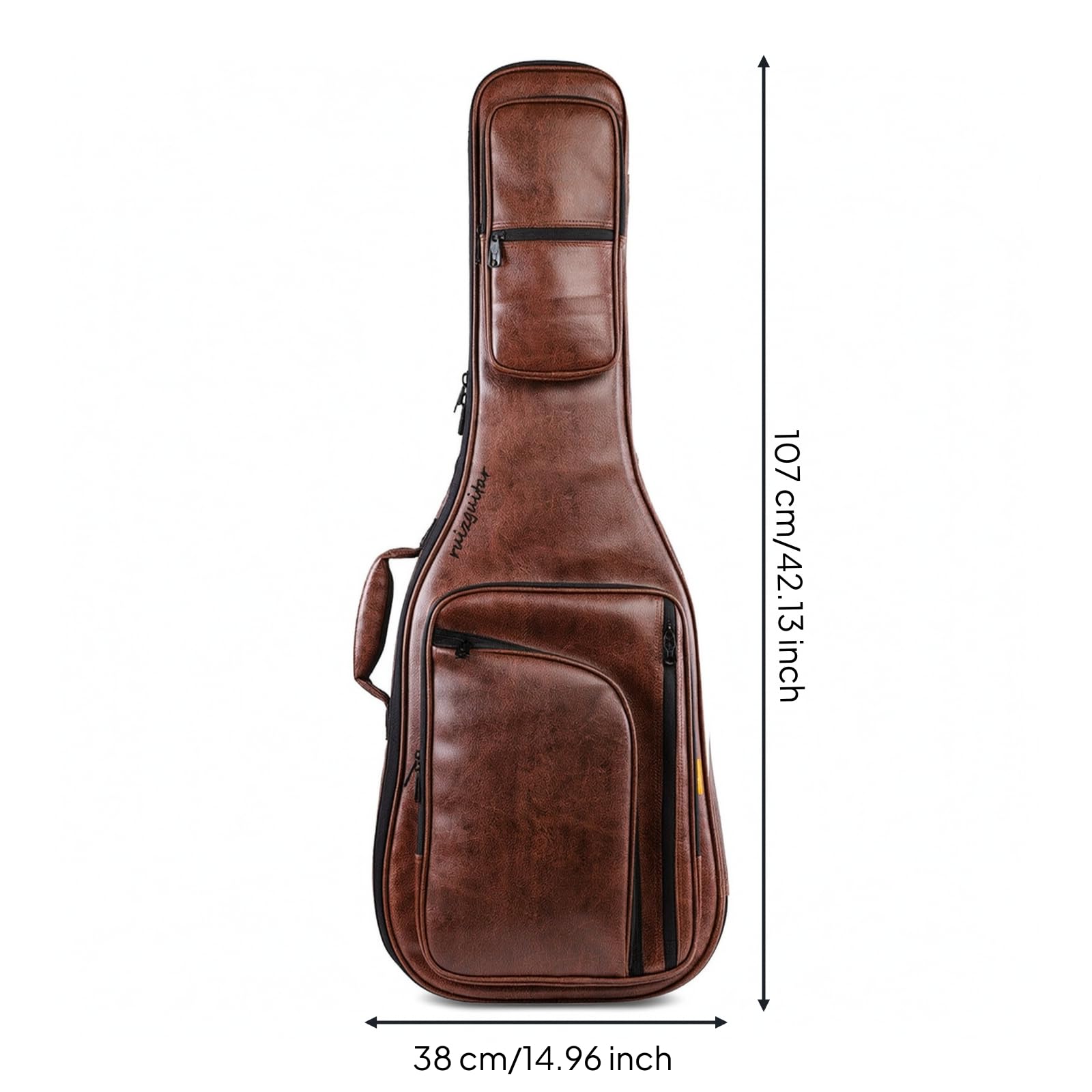 kowaku Funda Guitarra Eléctrica Acolchada Funda Guitarra con Inrior Acolchado Proctora para Guitarristas, Ensayos, Actuaciones