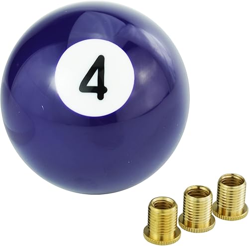 Miniatura 5 de Pomo de palanca de cambios de resina para la mayoría de los vehículos automotores manuales (morado 4)