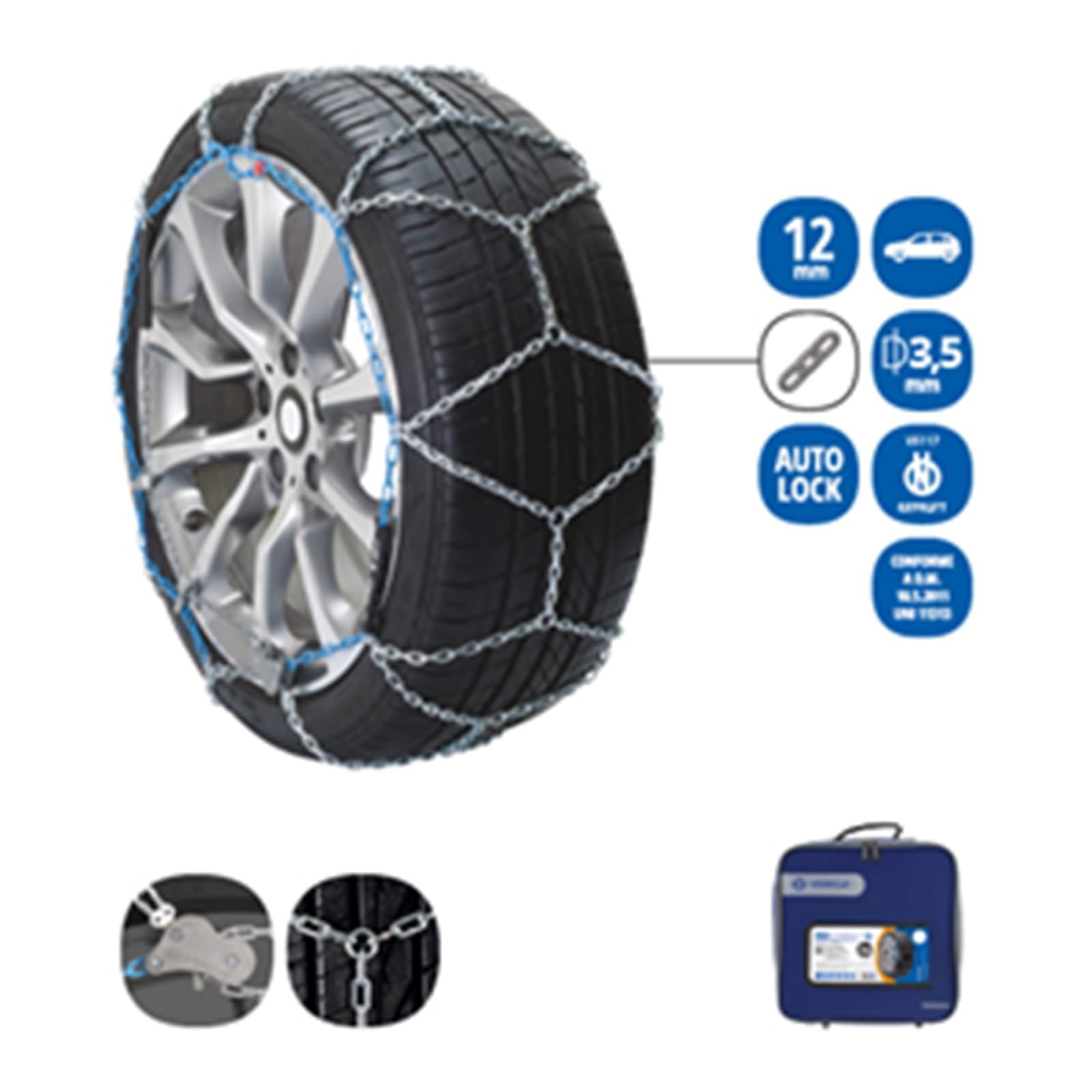 VERIGA 43122 Catene per Condizioni Difficili, PRO Compact 12-140
