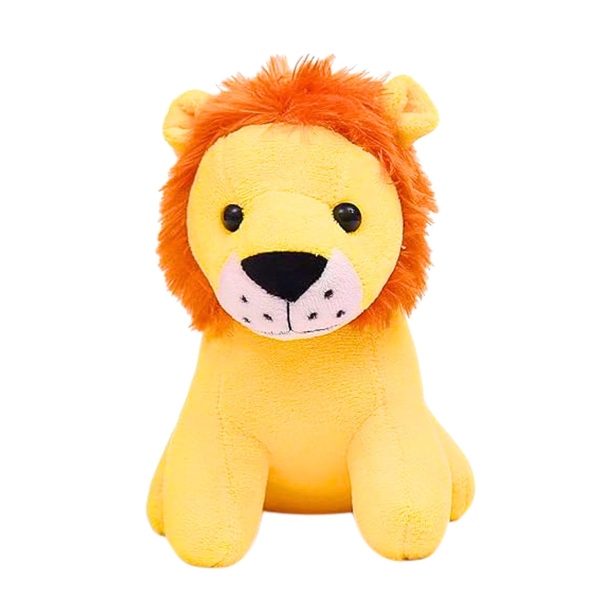 TOYTALES Stuffed Baby Lion Cute Hanging Plush Soft Toy for Girls & Boys | Stuffed Animal Soft Toy for Kids| Small Size Cute Plush Huggable Toy (Color May Vary)-image-9