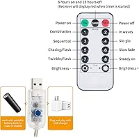 Vista 4 de Tira de luces de simulación de girasol, enredaderas colgantes, guirnalda de plantas, girasol artificial de seda, 100 luces LED para decoración