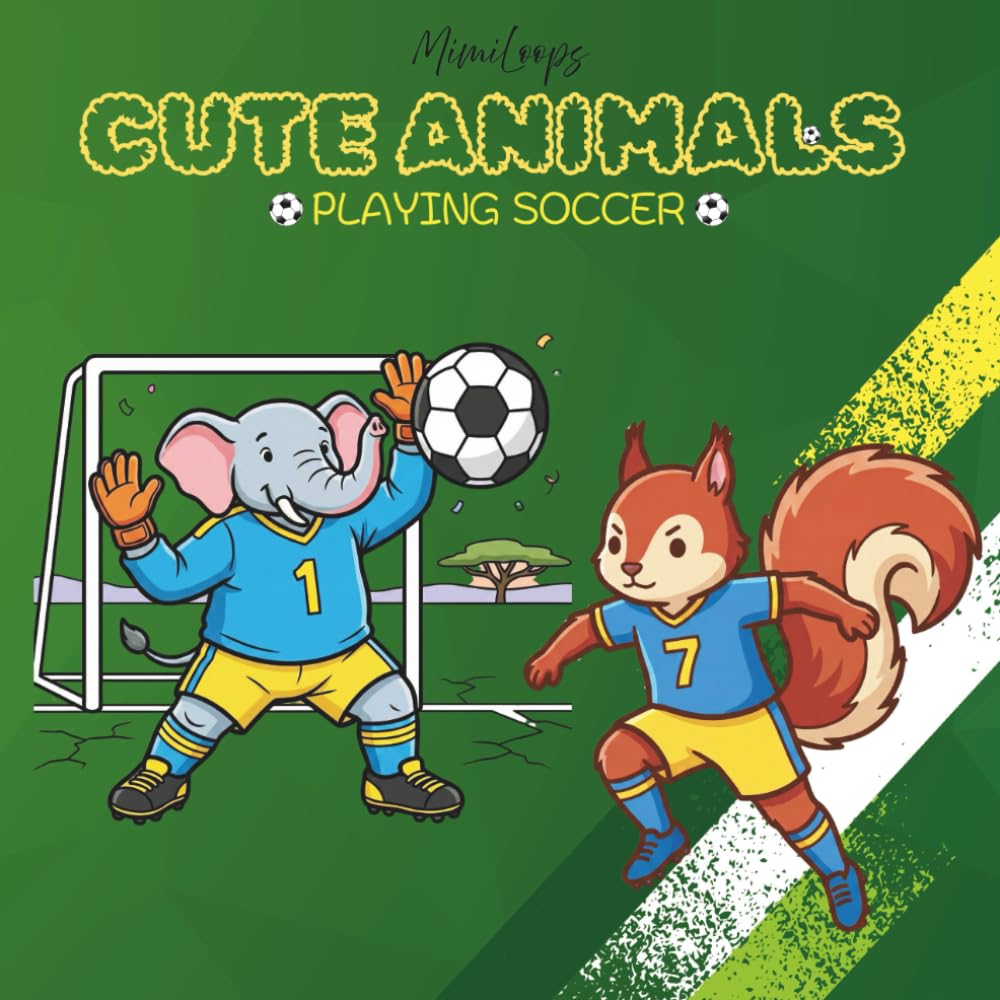 Cute Animals: Playing Soccer