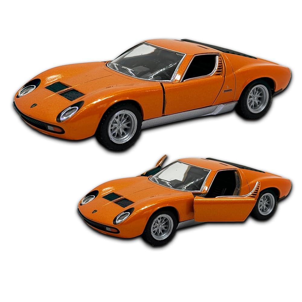 No252ミニカー1/18箱ありLamborghini Miura P400SV Carrinho De Ferro Miniatura Lamborghini Miura P400 SV 1971 12,5 Cm