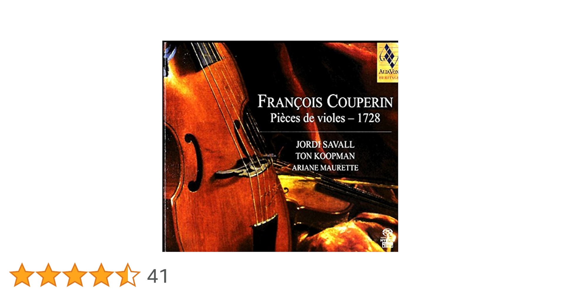 Amazon.co.jp: F.クープラン: ヴィオール曲集 - 1728 (Francois