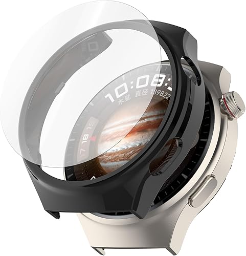 Miniatura 5 de Funda diseñada para Huawei Watch 4 Pro Protector de pantalla con vidrio templado TenCloud Bumper Funda protectora Accesorios compatibles con Huawei